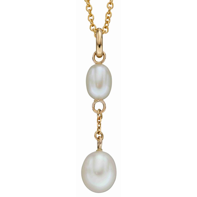 Collier perle sur or 375/1000