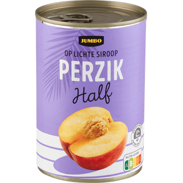 Jumbo Perzik Half op Lichte Siroop 410 g