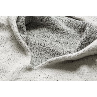 Herren-Kapuzenpullover, Weiß-Marine