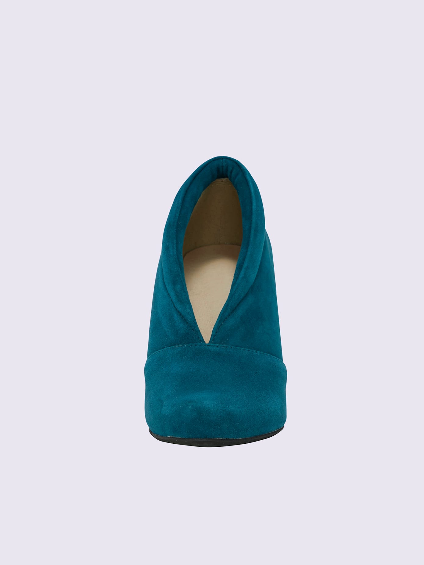 Escarpins cuir velours chèvre doux