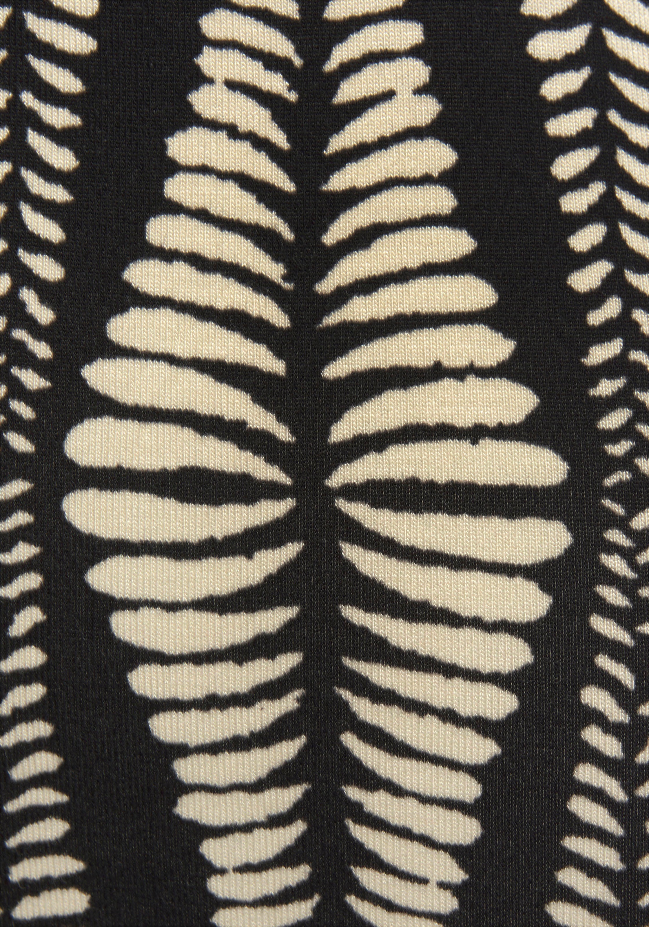 LASCANA Shirttop mit Raffungen an der Schulter, Jerseytop mit Alloverprint