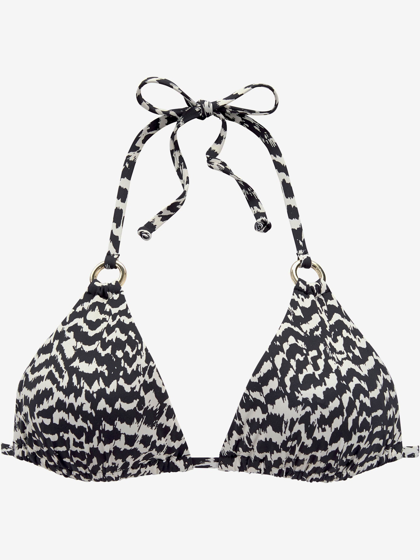 Haut de bikini triangle imprimé tendance