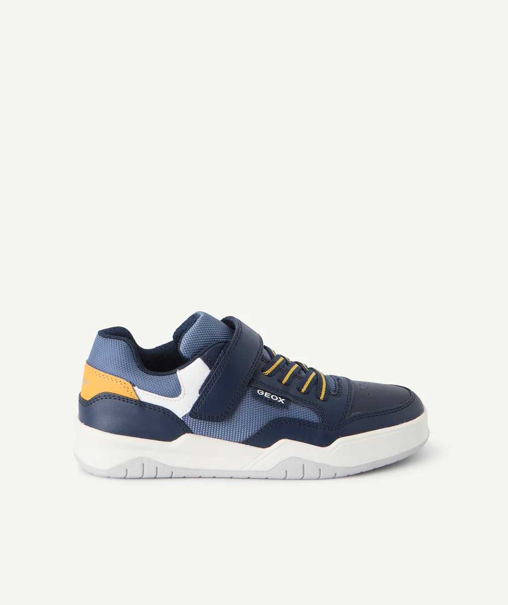 GEOXbaskets basses garçon perth bleu blanc et jaune