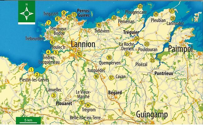 OUEST FRANCE - COTE DE GRANIT ROSE 28 BALADES