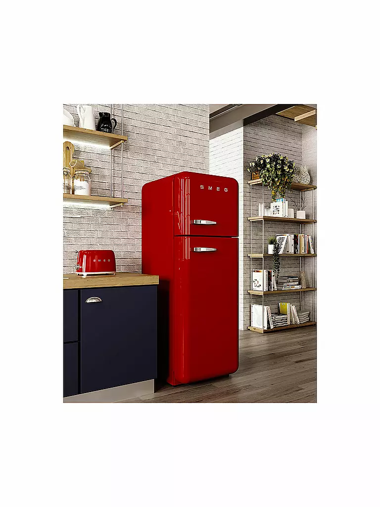 SMEG 2 Schlitz Toaster 50‘s Retro Style Rot TSF01RDEU rot