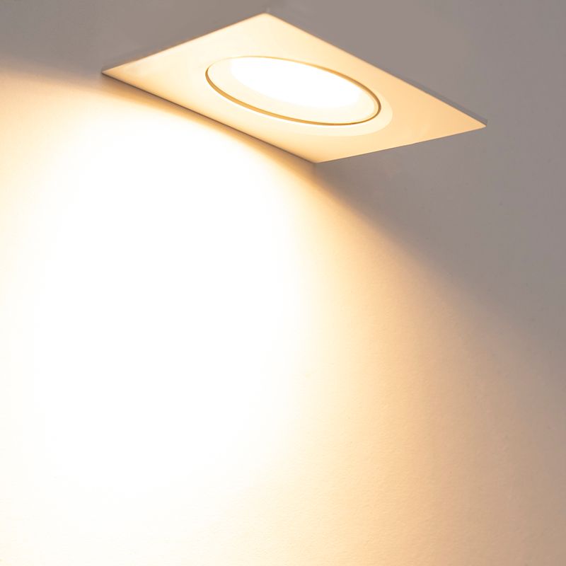 Set van 3 inbouwspots wit incl. LED 3-staps dimbaar - Miu