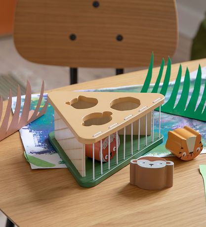 Sebra Steckspiel - Holz - Safari