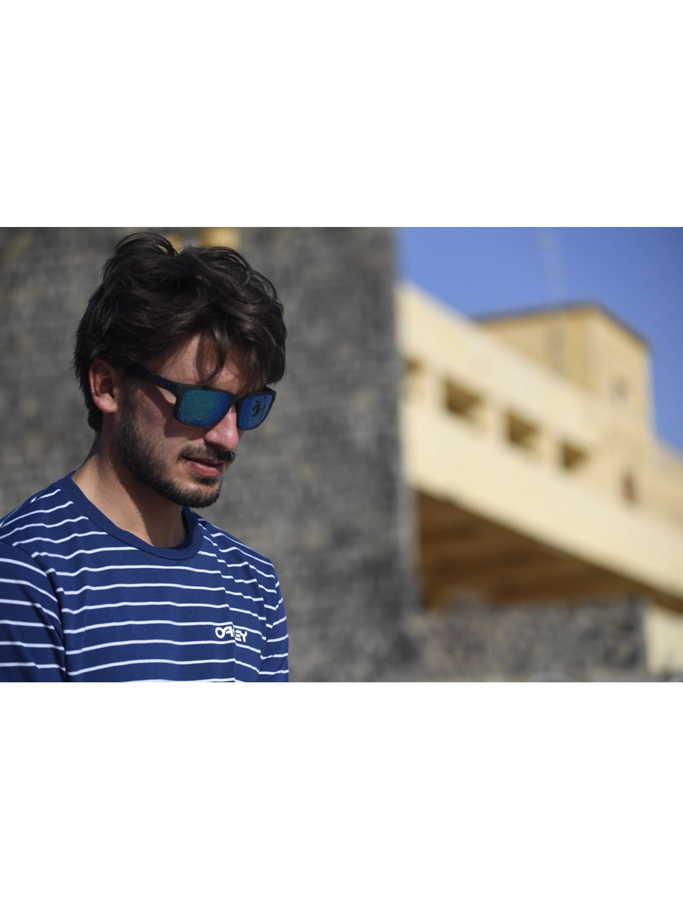 Oakley Holbrook Matte Black Tortoise prizm sapphire polarized