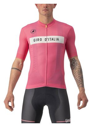 Maillot Manches Courtes Castelli Fuori Giro Rose