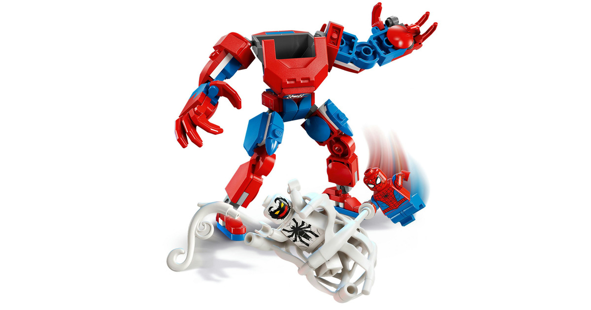 LEGOMarvel Super Heroes - Spider-Man mecha vs. Anti-Venom Constructiespeelgoed  (76308)