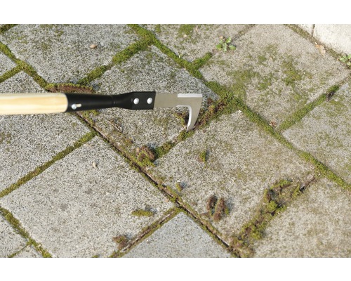 Lange steel voegenkrabber voor onkruidbestrijding
