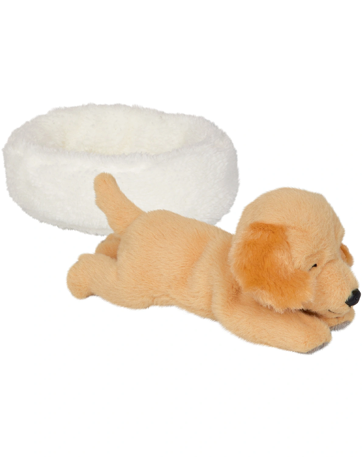 Kuscheltier LUSTIGE TIERPARADE - HUND ISI im Korb (13cm)