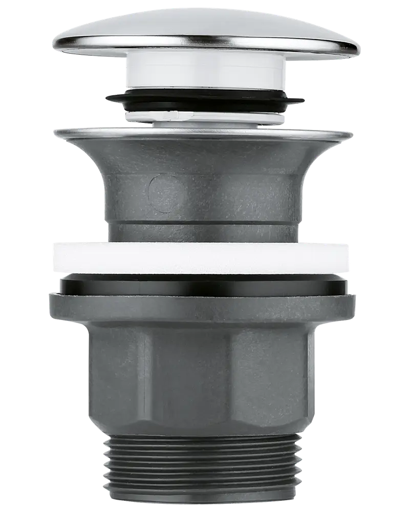 GROHE - Bundventil med push-open 1 1/4'' - krom