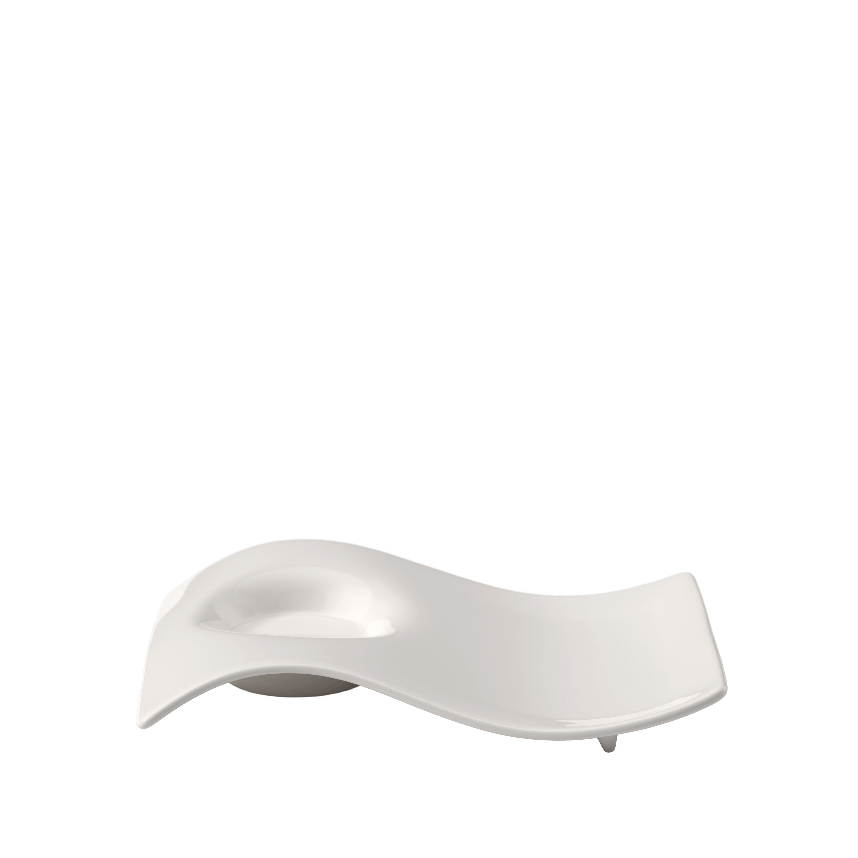 NewWave Espresso cup saucer White, 6.7'' x 5.5'', Premium Porcelain
