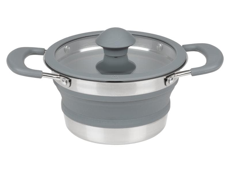 KOOR Kochtopf faltbar, 1 L Praktischer Outdoor-Kochtopf
