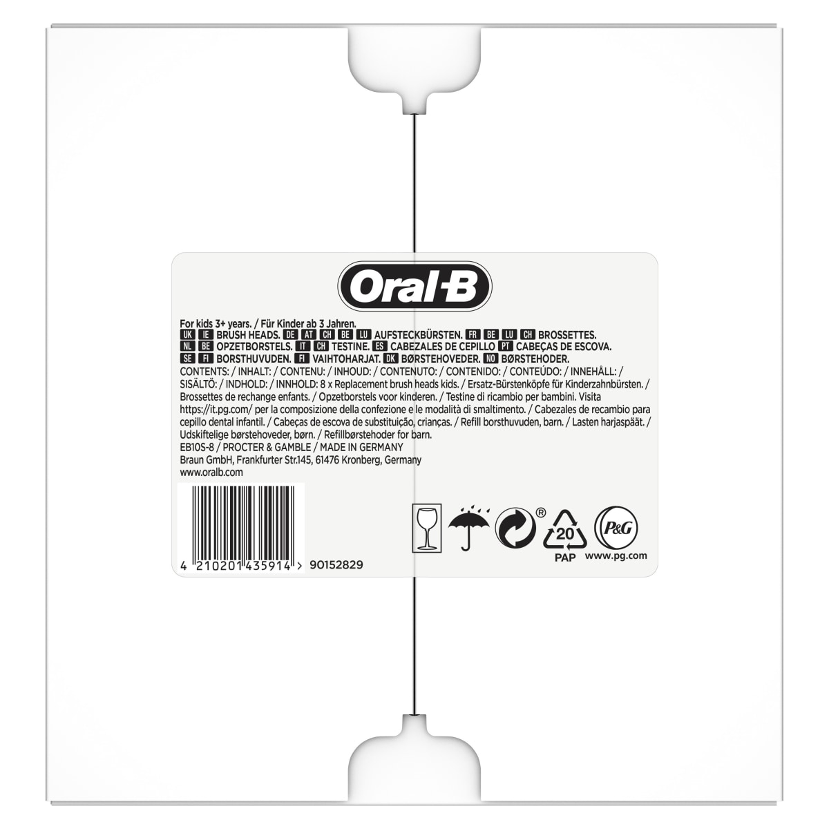 Oral-B EB10-8 Kids Spiderman Aufsteckbürsten 8er