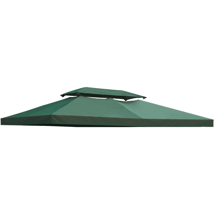 Outsunny Pavillondach für 3 x 4 m Pavillons grau