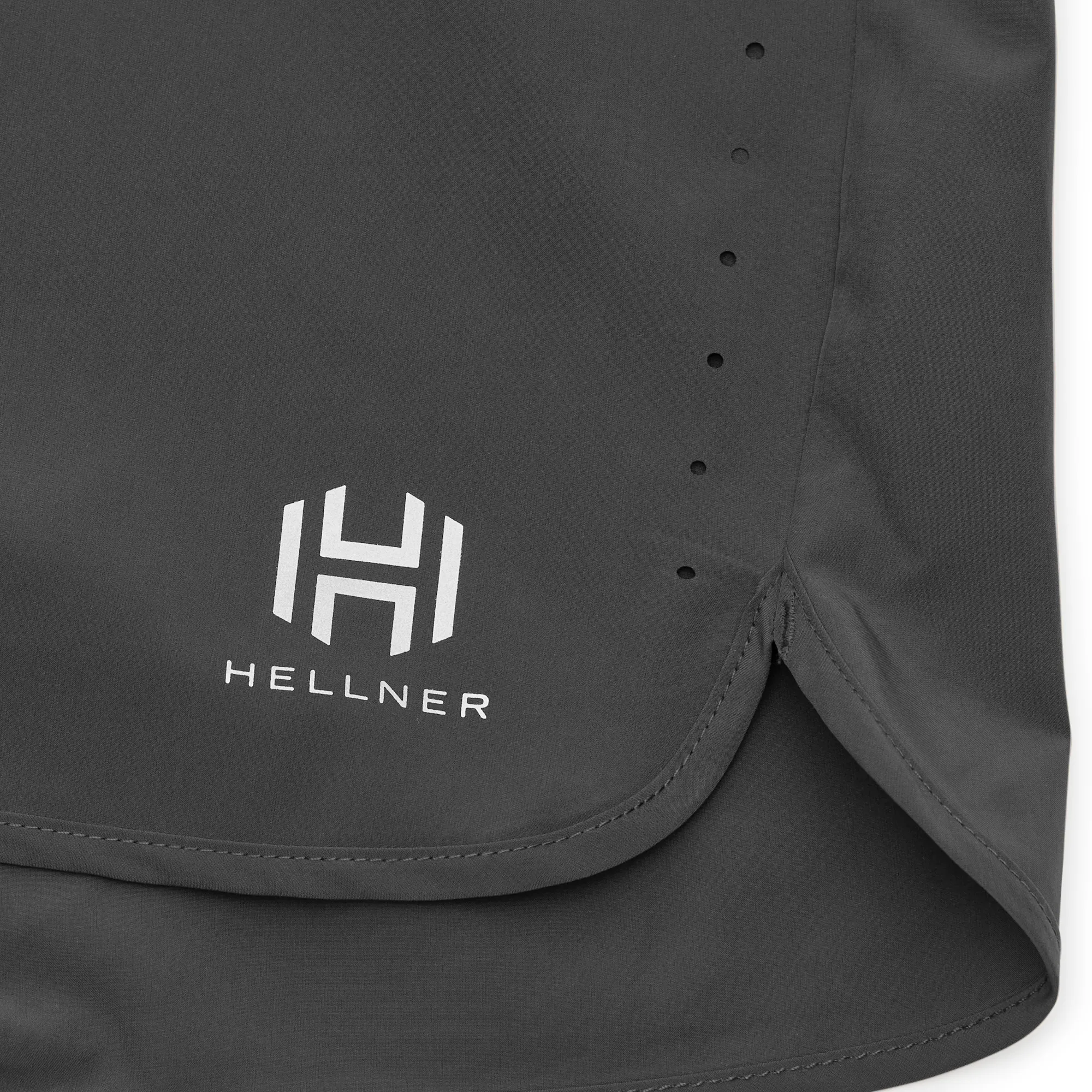 Hellner Men's Aras Running Shorts Asphalt