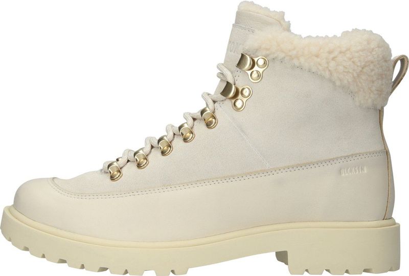 Blackstone - Rock Bear Laarzen - Off White - Leer - Waterafstotend - Vetersluiting