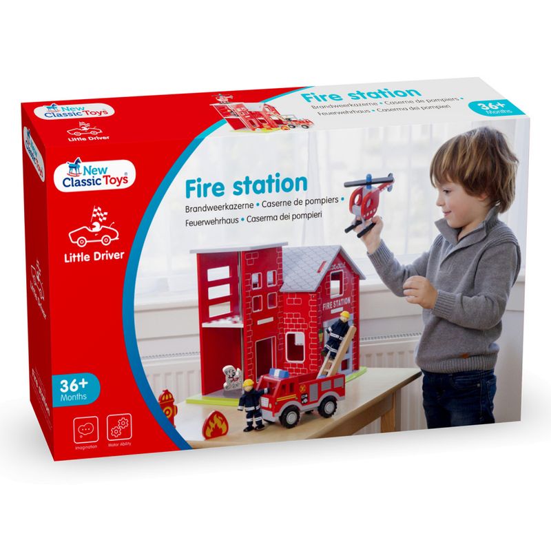 New Classic Toys Brannstasjon m/tilbehør