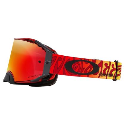 Masque cross Oakley AIRBRAKE MX TLD TRIPPY RED ECRAN IRIDIUM 2023 - Rouge