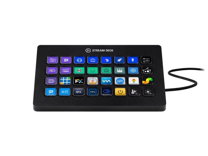 Elgato Ziffernblock Stream Deck XL Live Content Creation Controller mit 32 belegbaren Tasten