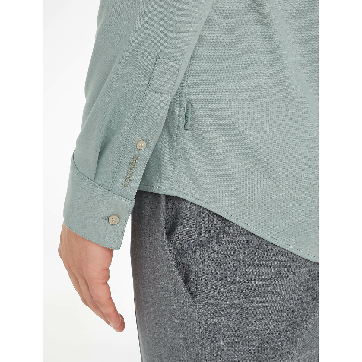 CALVIN KLEIN<br>Camisa de algodão slim