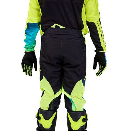 Pantalon cross Fox YOUTH 360 STREAK - Noir / Jaune
