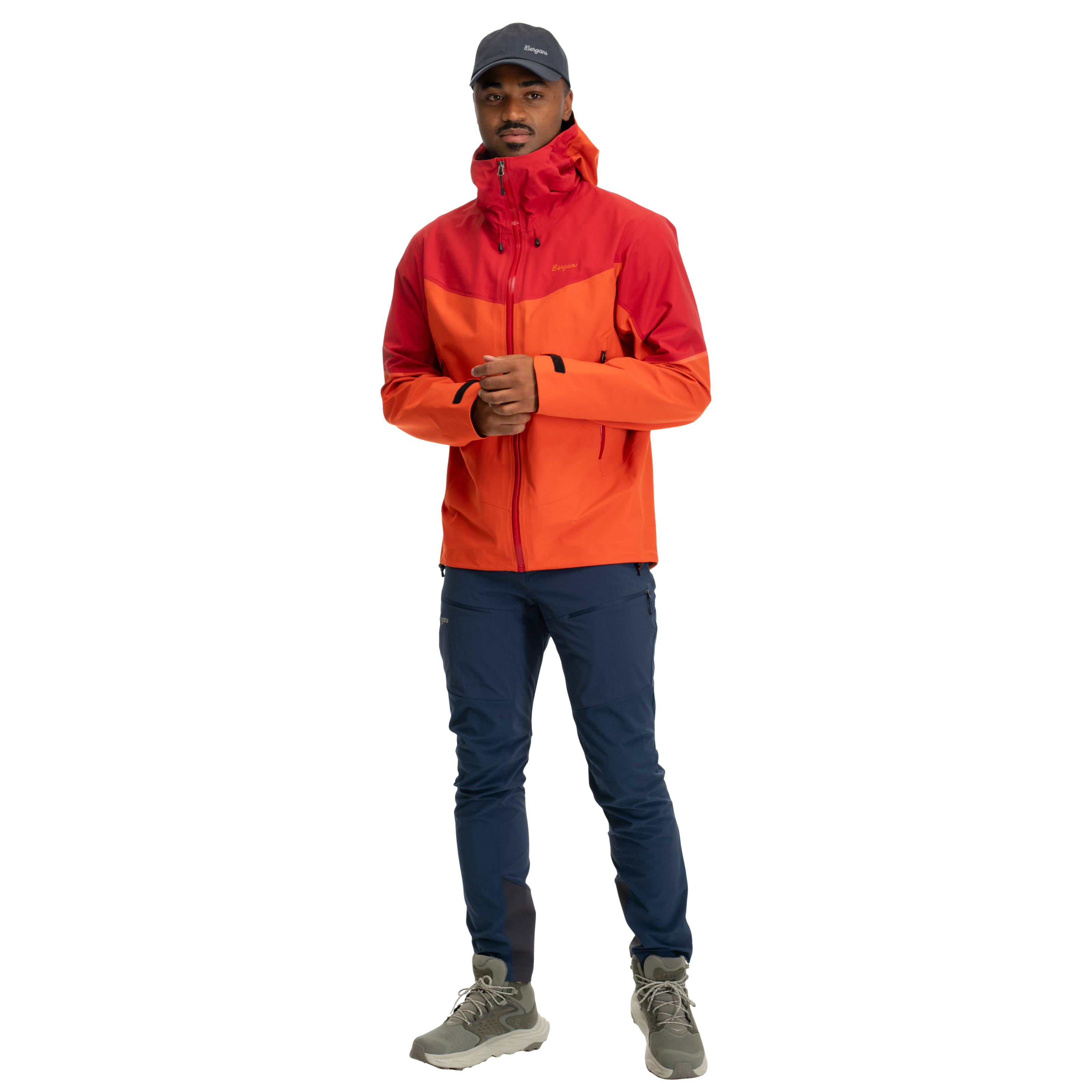 Rabot Alpine 3L Shell Jacket Men Lava / Red