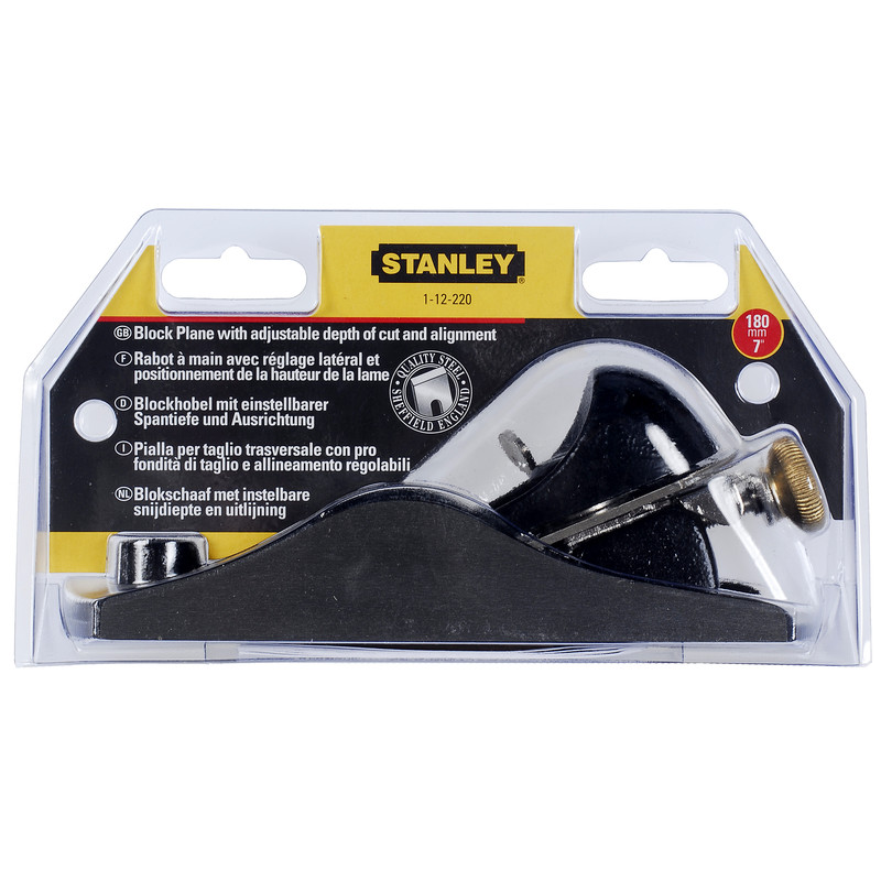 Stanley 220 blokschaaf 180x40mm