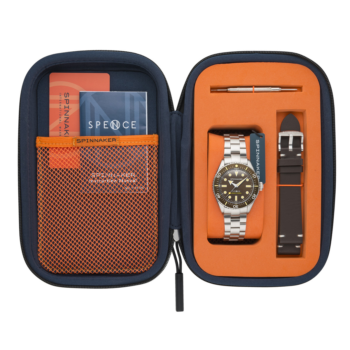 Montre SPINNAKER Spence homme automatique bracelet acier