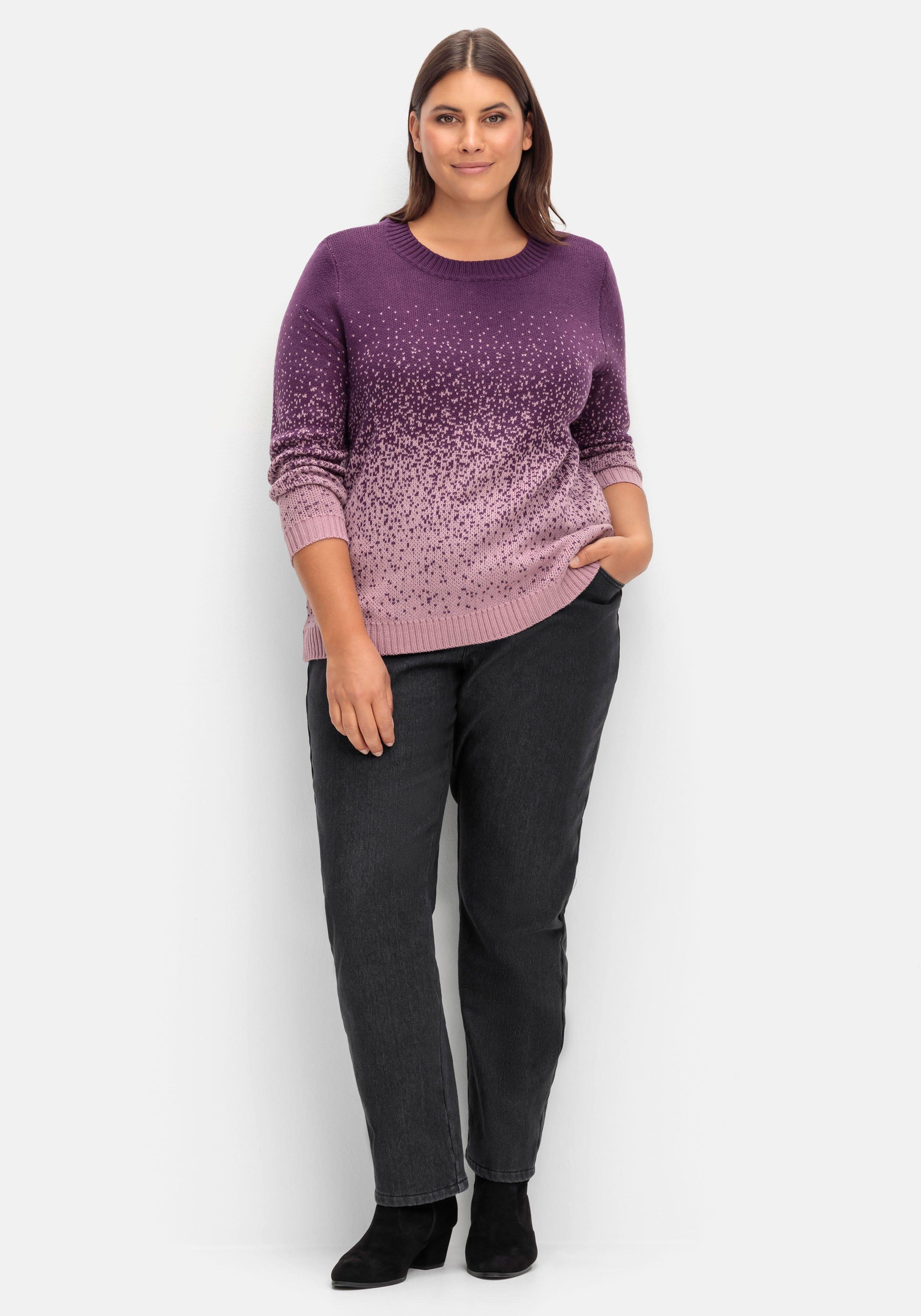 Pullover im Jacquardstrick, mit Farbverlauf