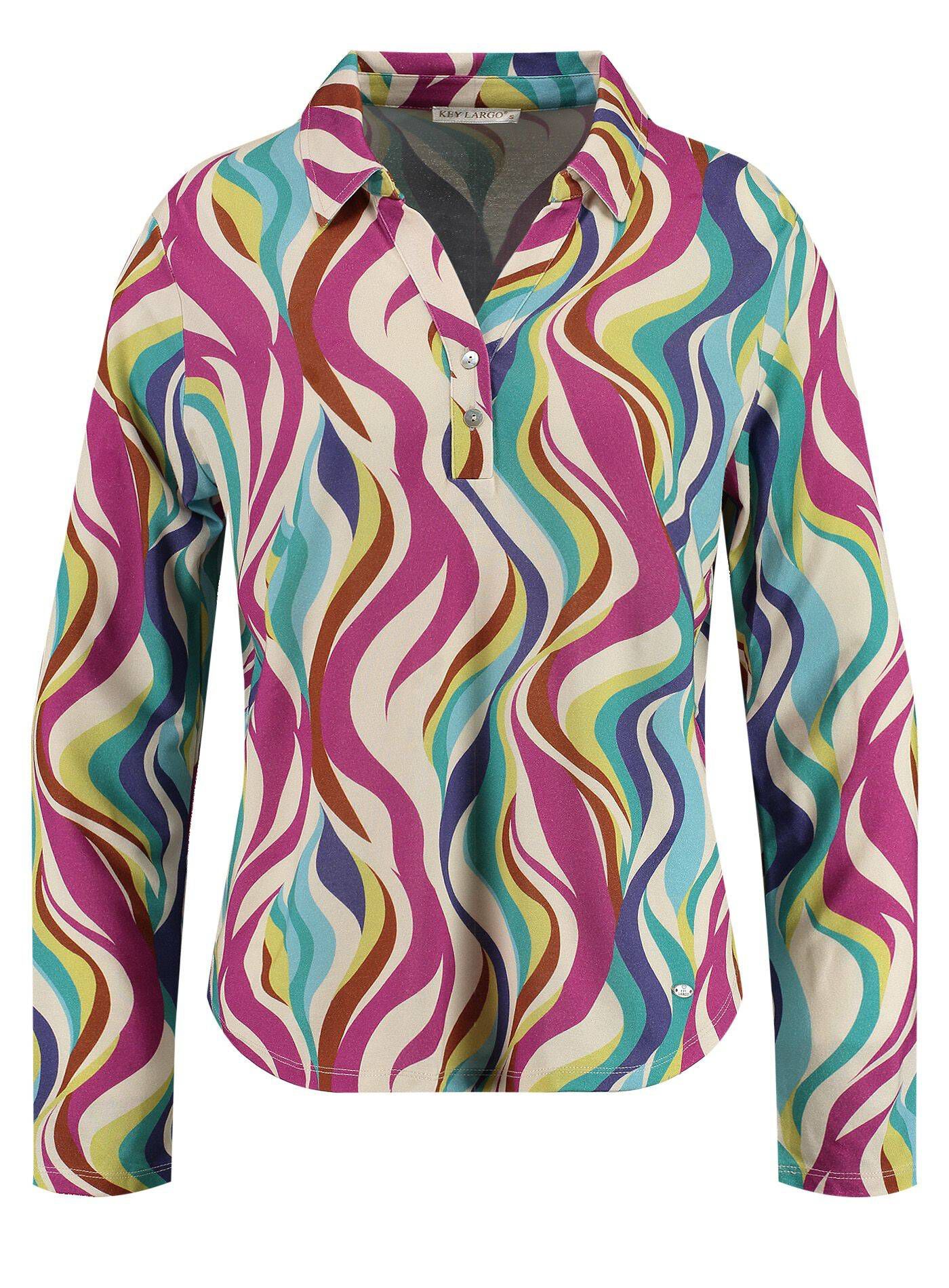 Key Largo| Damen Langarmbluse LUSH