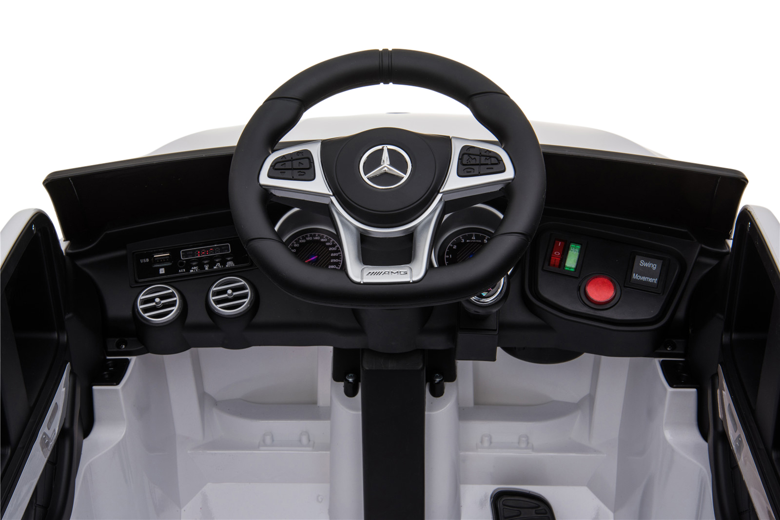 Elektroauto Kinder Mercedes GLC 63S schwarz