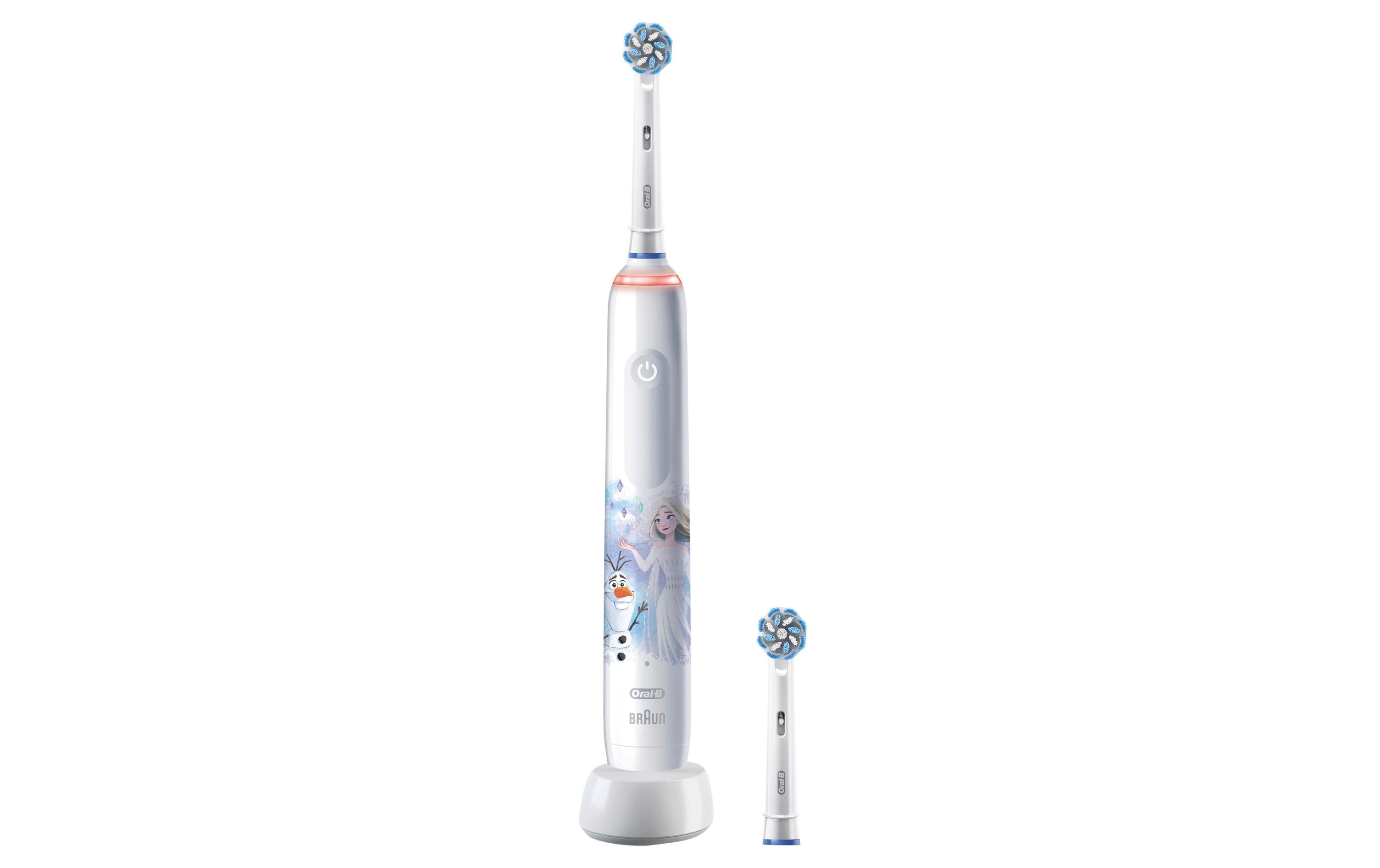 Rotationszahnbürste Junior Pro Frozen WeissElektrische Zahnbürste Disney