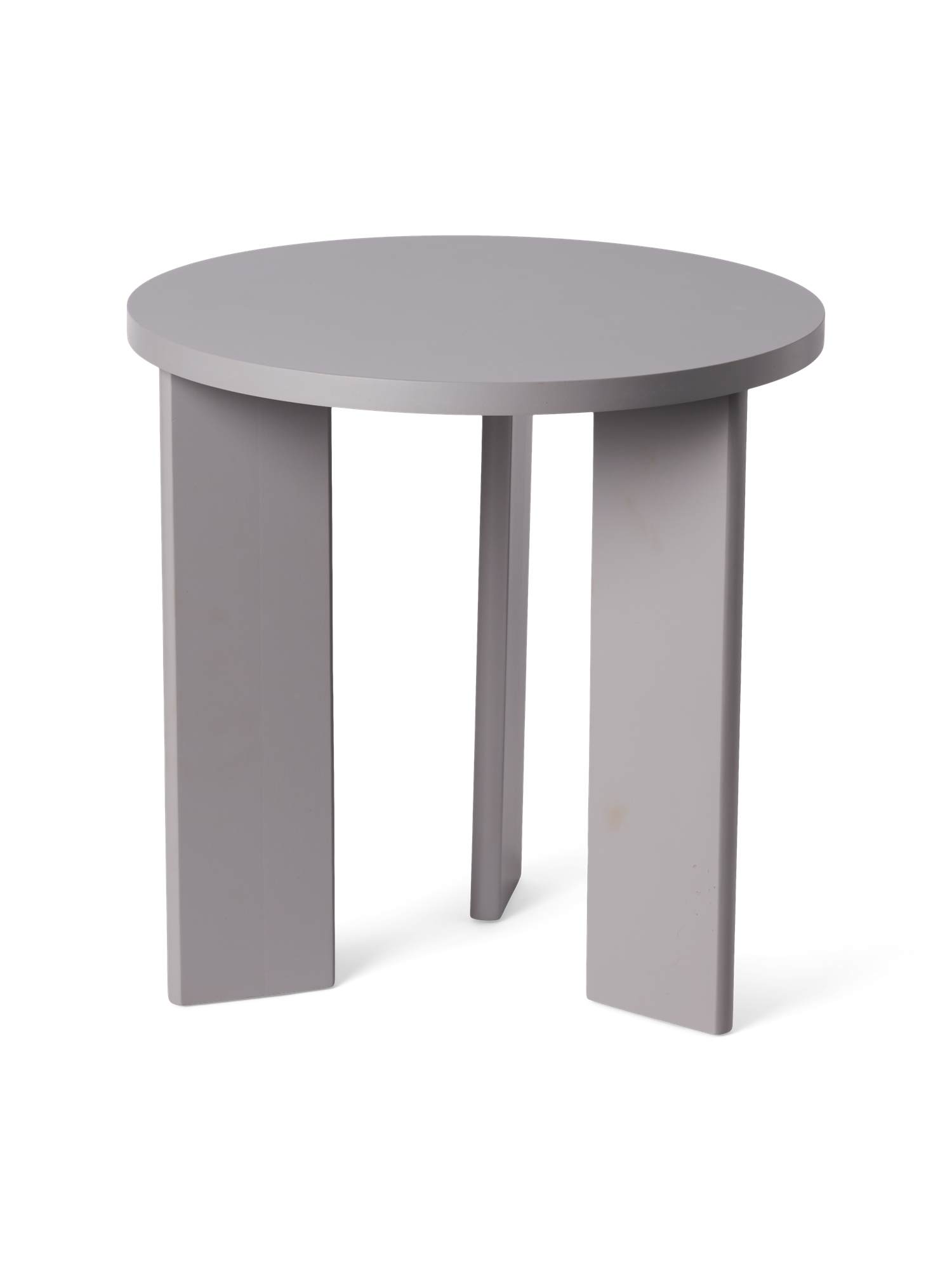 Sidebord | Fyrretræ/MDF. Ø40 x 40 cm. | Cool Grey