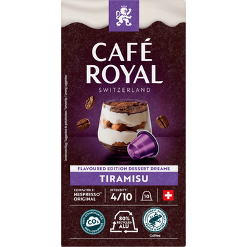Café Royal Flavoured Edition Dessert Dreams Tiramisu 10x50g