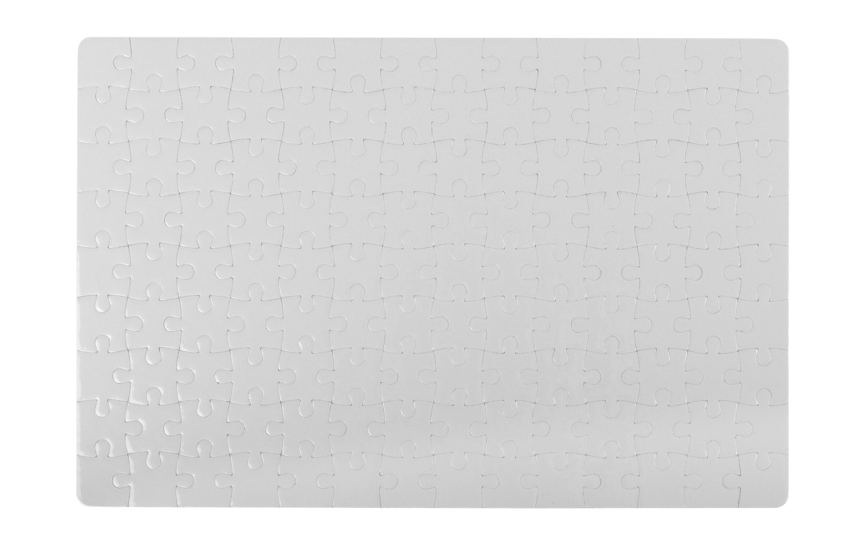 Papp-Puzzle zum Bemalen, 27 x 18 cm, 3 StückPuzzle mit sublimationsfähiger Beschichtung