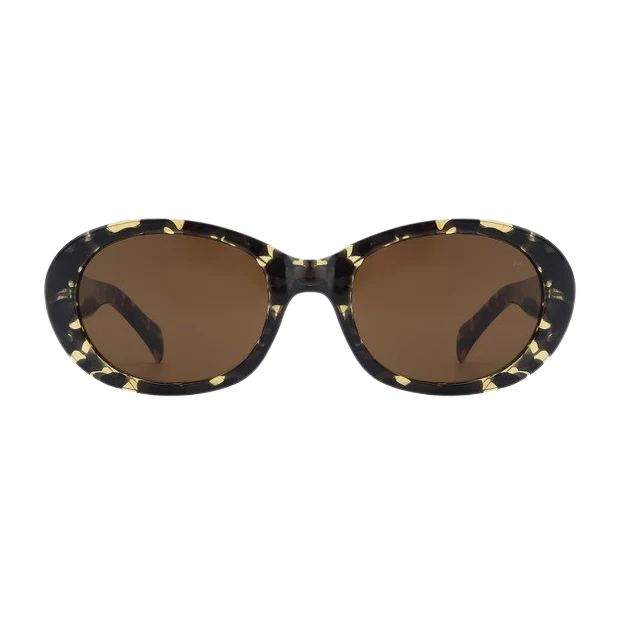 A. Kjærbede  Anma solbrille - sort/gul