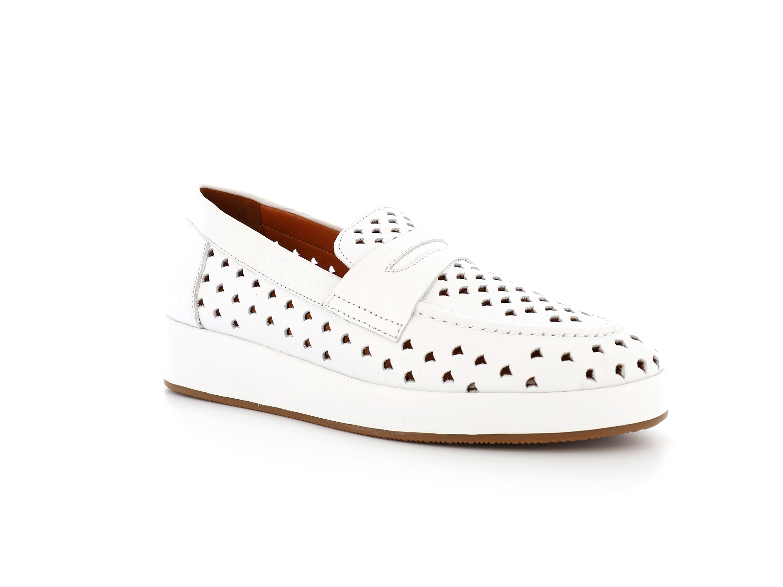 K brand-GOLMES Cuir Blanc