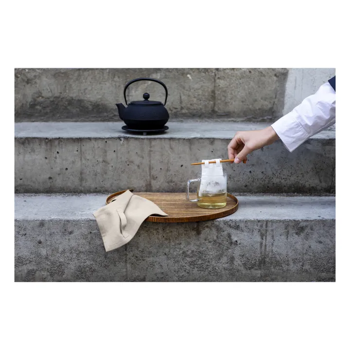 The Organic Company Sachet de thé réutilisable en coton bio