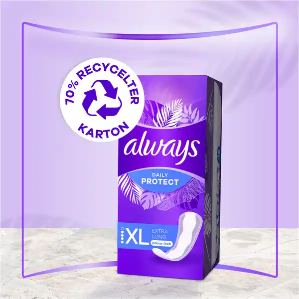 Daily Protect Slipeinlagen Extra Long mit Duft Big Pack