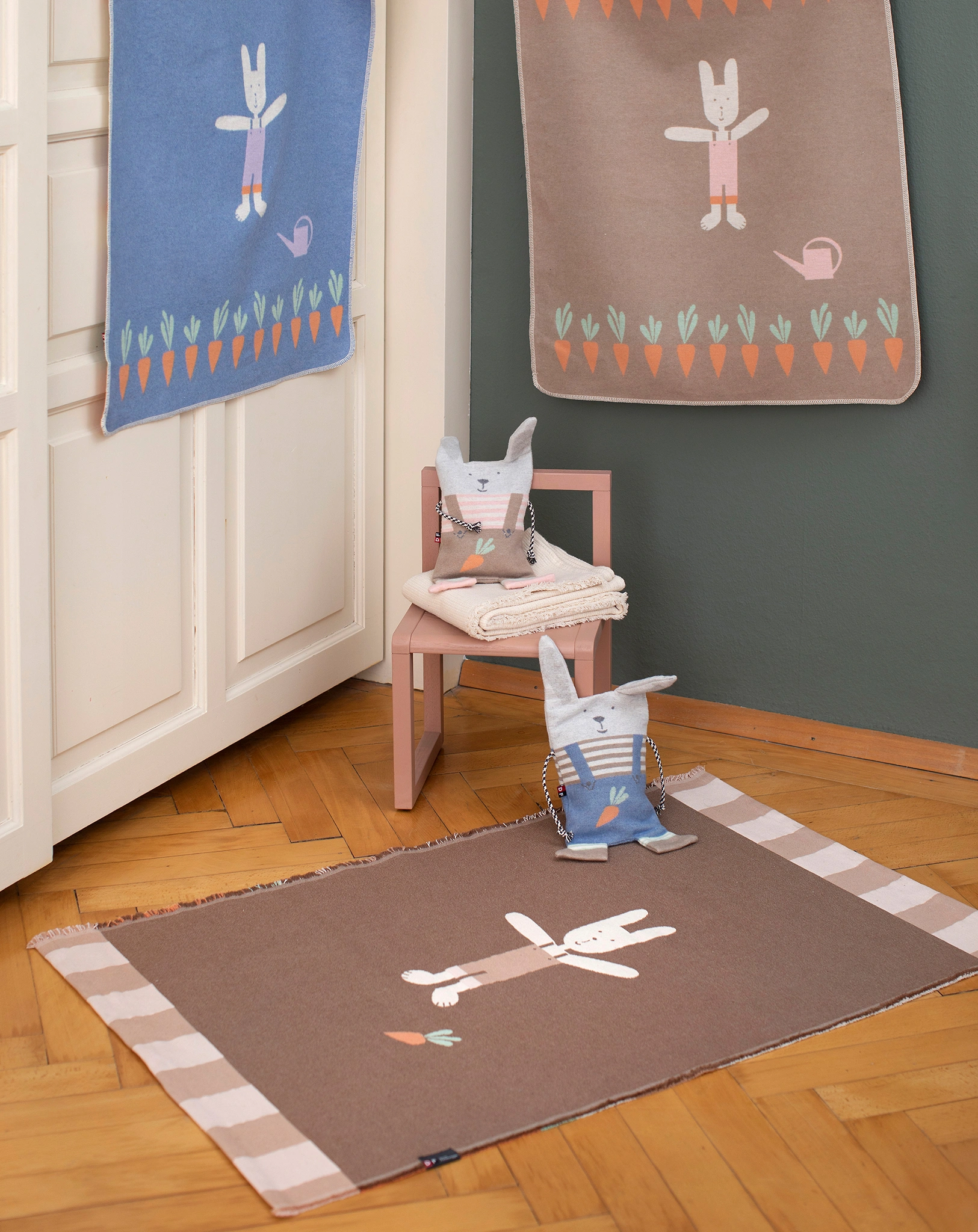 Teppich GOLIATH - HASE SMALL (75x120) in braun