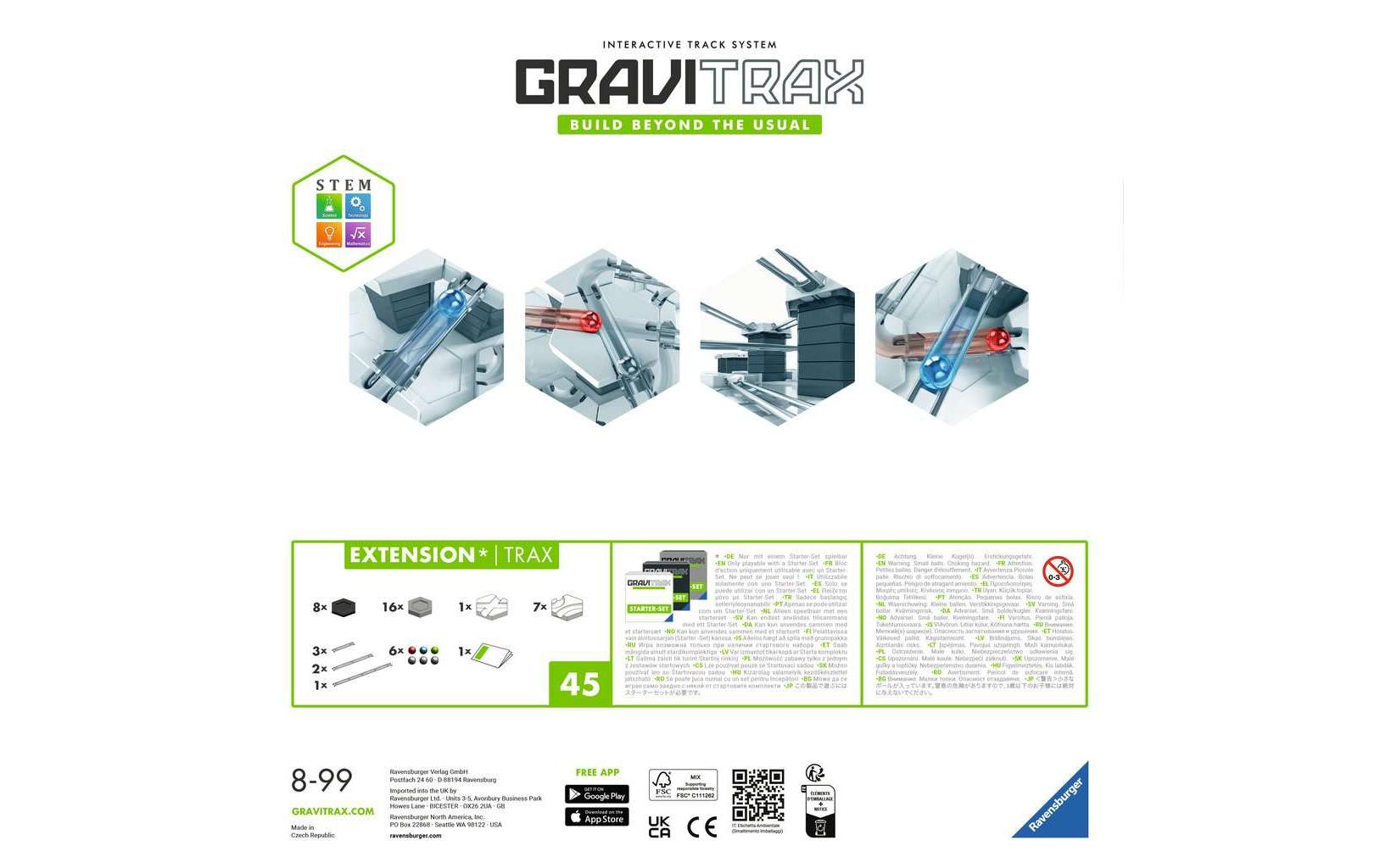 Kugelbahn Zubehör GraviTrax Extension TraxErweiterung für das Kugelbahnsystem