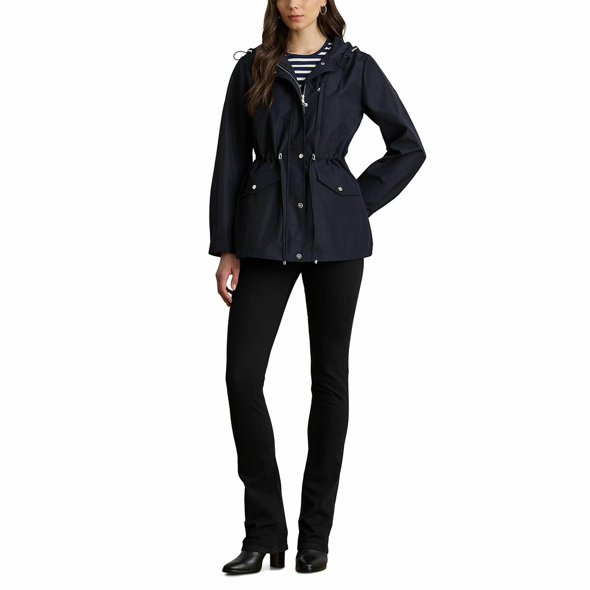 LAUREN RALPH LAUREN<br>Corta-vento com capuz