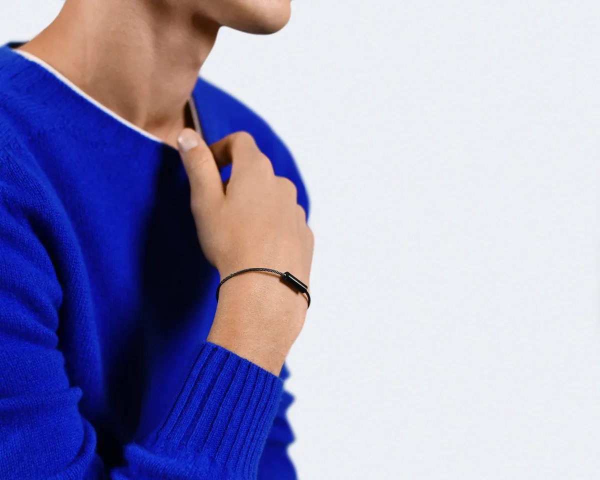 Bracelet câble céramique 5g Le Gramme
