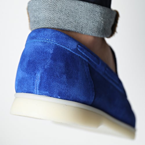 Mocassins 801 Bleu Roi