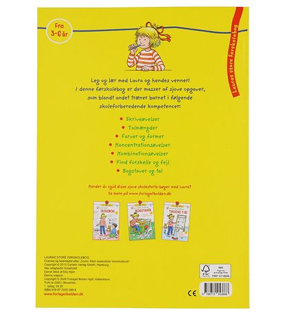 Forlaget Bolden Aktivitätsbuch Book - Lauras Große Vorschulbuch