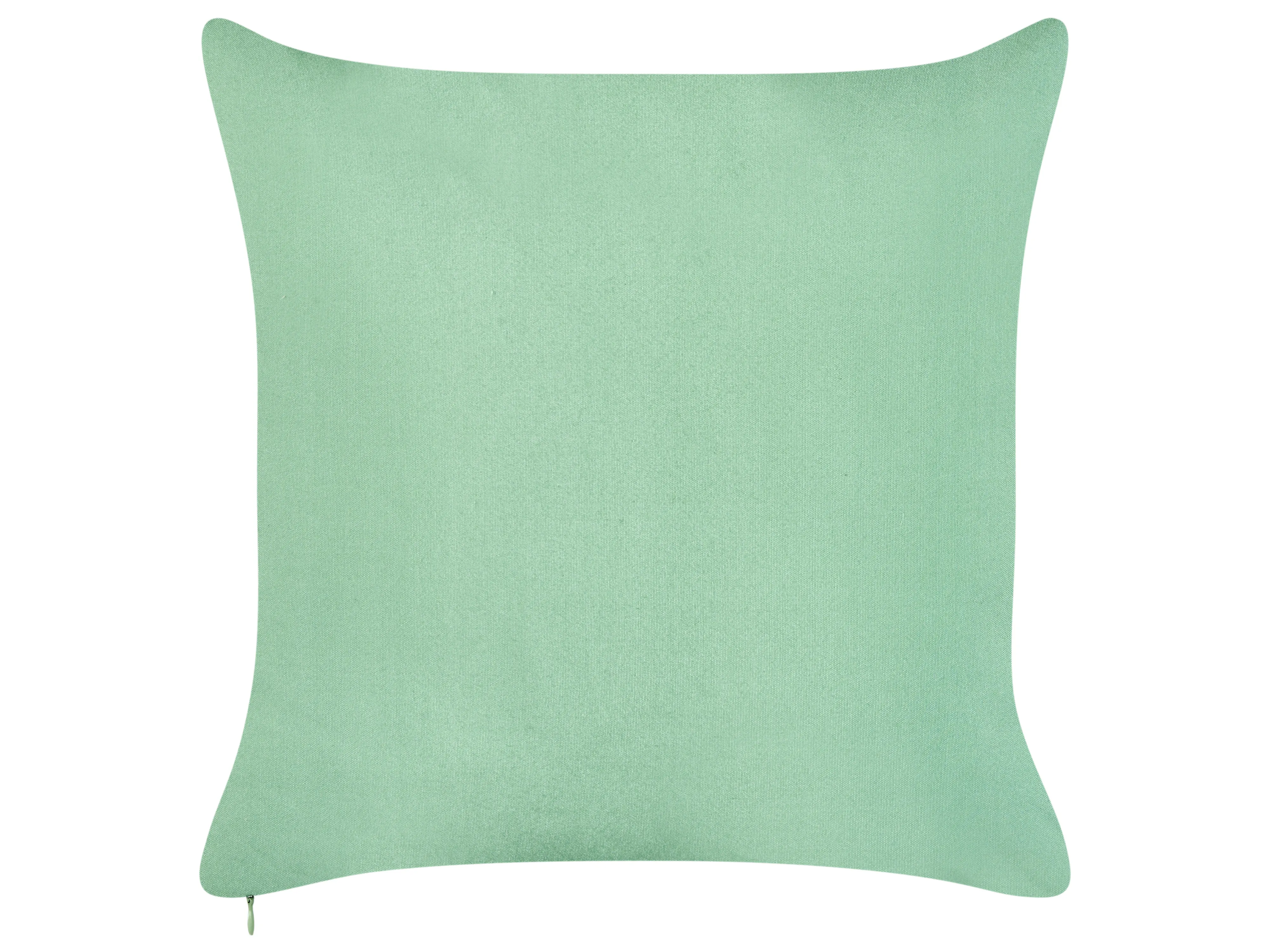 Set van 2 tuinkussens FLYLEAF bladpatroon 45 x 45 cm Groen