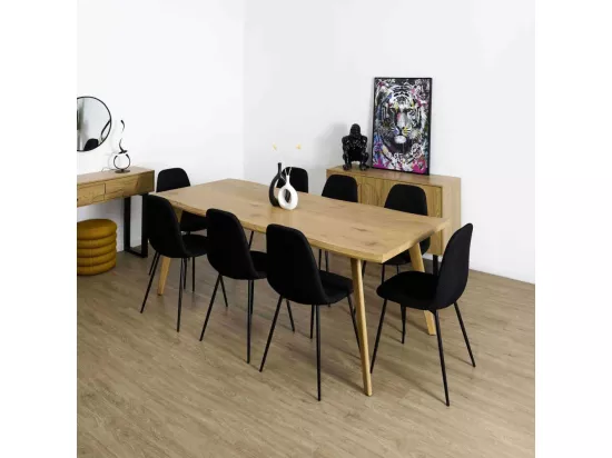 Table Extensible Bois 6 A 8 Personnes
